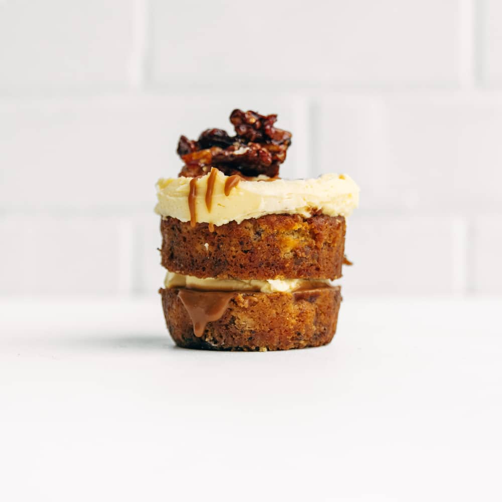 Banana, Caramel & Walnut Cake
